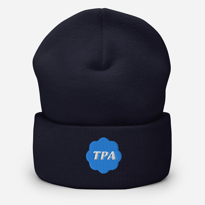 TPA Verified Embroidered Cuffed Beanie Navy