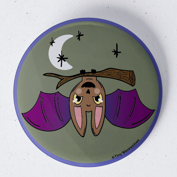 Bat Spooky 1.75" Button Pin 1.75" Button