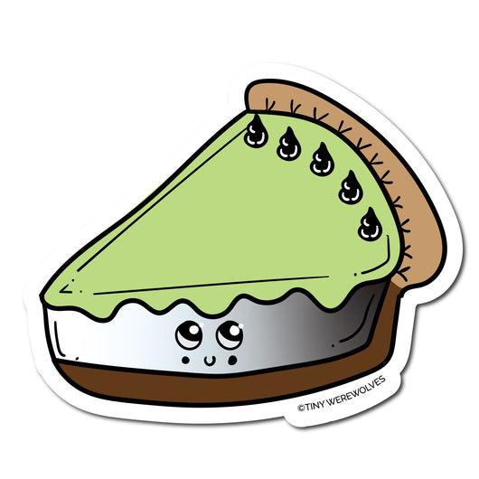 Original artwork by Tiny Werewolves | Agender Pie Sticker in 5" Sticker | Shop to get your gender neutral Sticker