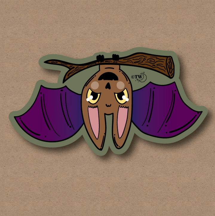 Bat Spooky Sticker