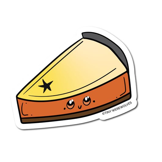Original artwork by Tiny Werewolves | Bear Pie Sticker in 5" Sticker | Shop to get your gender neutral Sticker