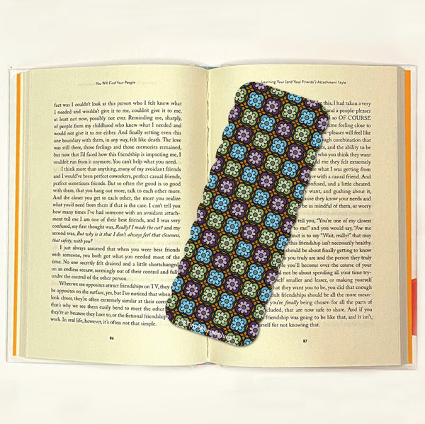 Granny Square Laminated Printed Bookmark
