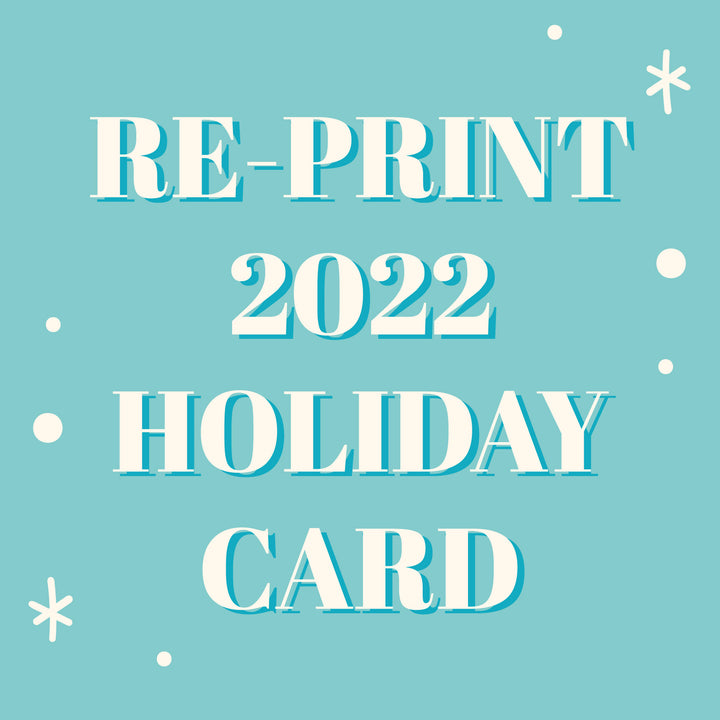 Custom Illustrated Pet Holiday Greeting Cards Re-Print Same Card Order from 2022