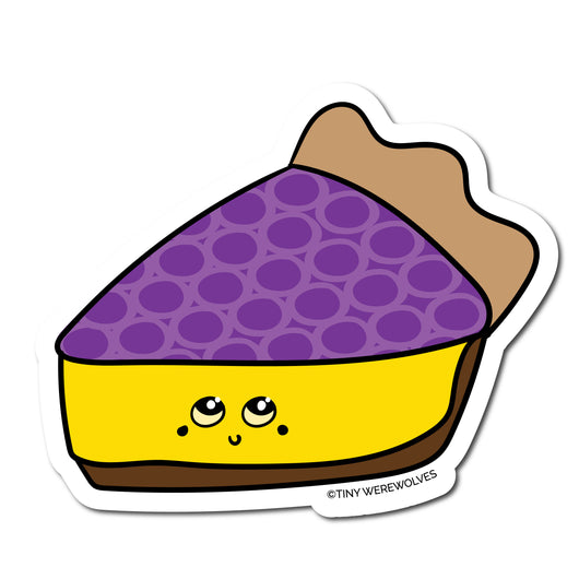 Original artwork by Tiny Werewolves | Intersex Pie Sticker in 5" Sticker | Shop to get your gender neutral Sticker