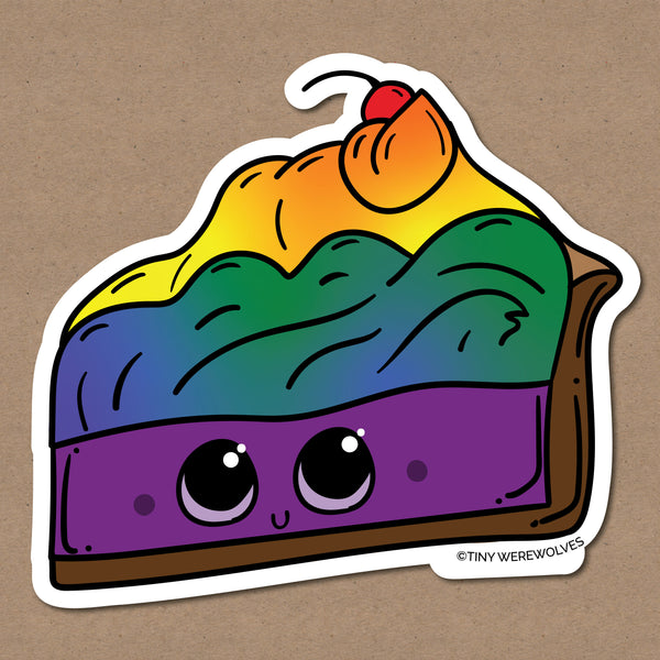 Rainbow Pie Sticker