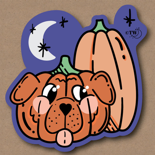 Pupkin Spooky Sticker