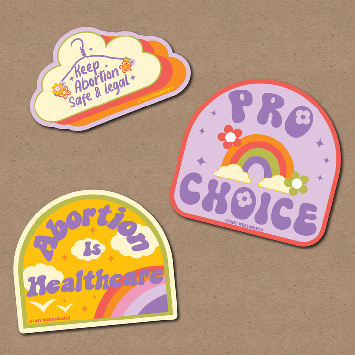 Pro Choice Sticker 3-Pack