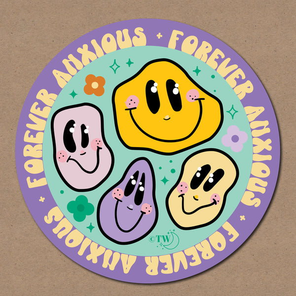 Forever Anxious Sticker