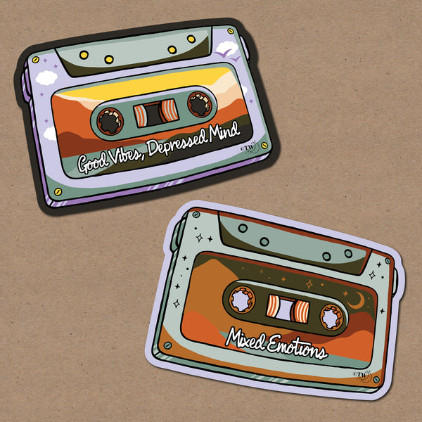 2-Pack Mixtape Stickers