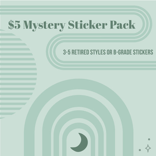 Original artwork by Tiny Werewolves | $5 Mystery Sticker Pack in Default Title | Shop to get your gender neutral Sticker