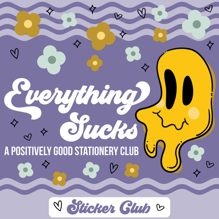 Everything Sucks Club Sticker Club