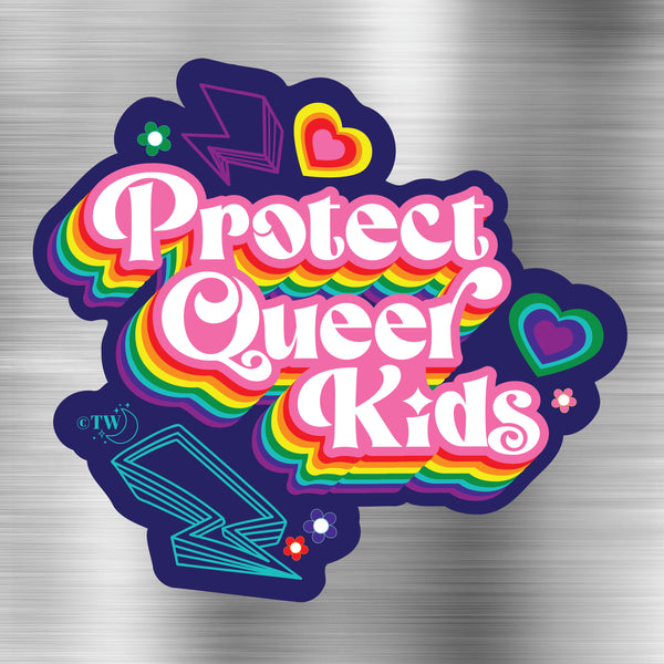 Retro Protect Queer Kids Magnet