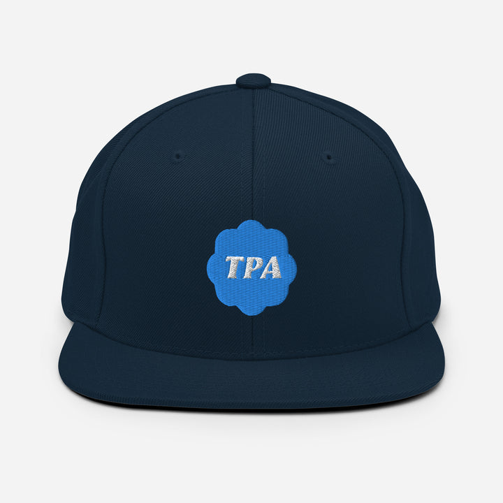 TPA Verified Embroidered Snapback Dark Navy