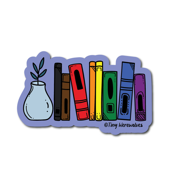 POC Rainbow Bookshelf Pride Sticker